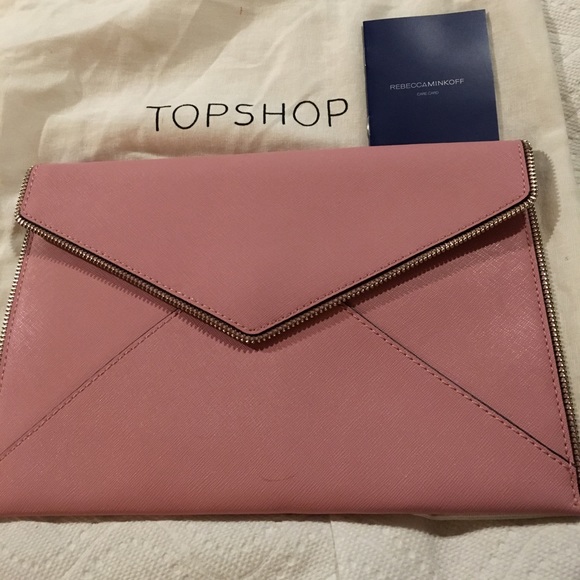 Rebecca Minkoff Handbags - Authentic Pink RebeccaMinkoff Envelope Clutch